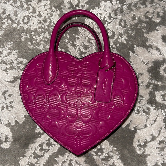 Coach Bags Nwt Coach Heart Bag In Signature Leather Poshmark
